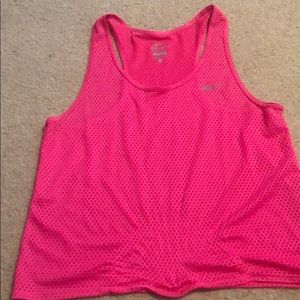 Pink Nike workout shirt small